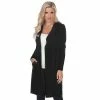 Women's White Mark Hooded Cardigan Charcoal Gray -White Mark Sales unnamed file 1010