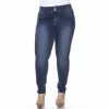 Plus Size White Mark Stretch Skinny Jeans 2 Plus Size White Mark Stretch Skinny Jeans -White Mark Sales unnamed file 1132