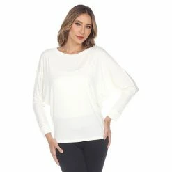 Women's White Mark Long Sleeve Dolman Top -White Mark Sales unnamed file 115