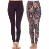 Women's White Mark 2-Pack Leggings Pack 209 Multi -White Mark Sales unnamed file 1197