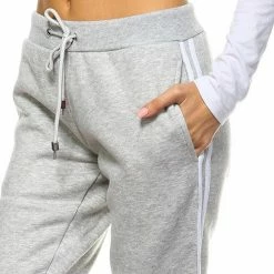 Women's White Mark Side-Stripe Jogger Pants Burgundy -White Mark Sales unnamed file 1443