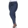 Plus Size White Mark Leopard Print Panel Super Stretch Skinny Jeans -White Mark Sales unnamed file 1479
