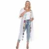 Plus Size White Mark Crochet-Trim Long Cover-Up -White Mark Sales unnamed file 1510