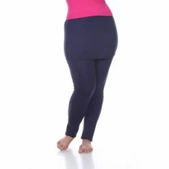 Plus Size White Mark Skirted Leggings Navy 15 Plus Size White Mark Skirted Leggings Navy -White Mark Sales unnamed file 1603