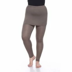 Plus Size White Mark Skirted Leggings Navy 18 Plus Size White Mark Skirted Leggings Navy -White Mark Sales unnamed file 1606