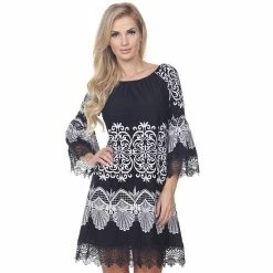 Women's White Mark Mya Dress Navy 18 Women's White Mark Mya Dress Navy -White Mark Sales unnamed file 1632