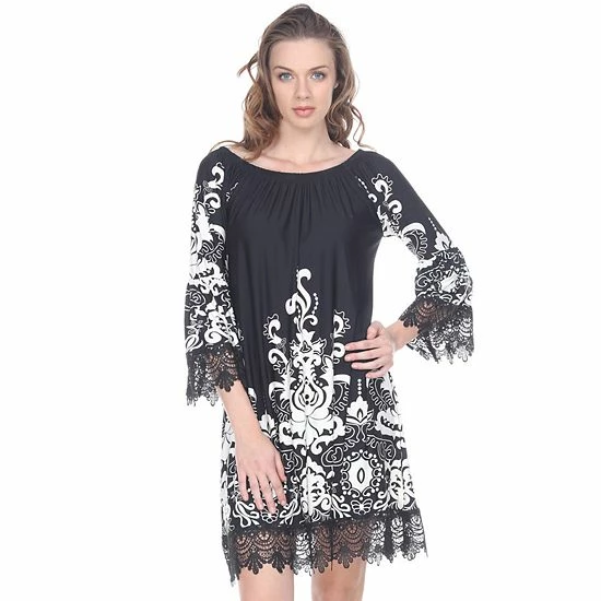 Women's White Mark Mya Dress Navy 8 Women's White Mark Mya Dress Navy - Image 6