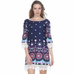 Women's White Mark Mya Dress Navy 21 Women's White Mark Mya Dress Navy -White Mark Sales unnamed file 1635
