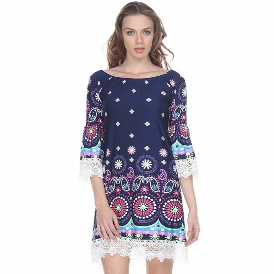 Women's White Mark Mya Dress Navy 10 Women's White Mark Mya Dress Navy - Image 8