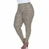 Plus Size White Mark Print Leggings Gray -White Mark Sales unnamed file 1724