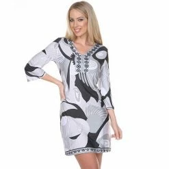 Women's White Mark Geometric Print Sheath Dress Green -White Mark Sales unnamed file 1757