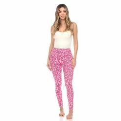 Women's White Mark Leopard Print Leggings Brown Leopard -White Mark Sales unnamed file 1776