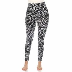 Women's White Mark Leopard Print Leggings Brown Leopard -White Mark Sales unnamed file 1779