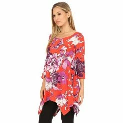 Women's White Mark Floral Print Pocket Tunic -White Mark Sales unnamed file 1803