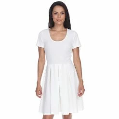 Women's White Mark Cap Sleeve Fit & Flare Dress -White Mark Sales unnamed file 1830
