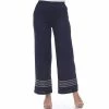Women's White Mark Embroidered Wide-Leg Pants -White Mark Sales unnamed file 1845