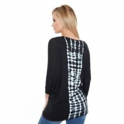 Women's White Mark Dolman Tunic Black Burst 13 Women's White Mark Dolman Tunic Black Burst -White Mark Sales unnamed file 1902