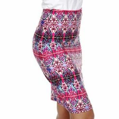 White Mark Print Pencil Skirt - Women's Blue Multi -White Mark Sales unnamed file 1910