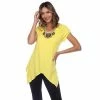 Women's White Mark Fenella Tunic Yellow -White Mark Sales unnamed file 1922