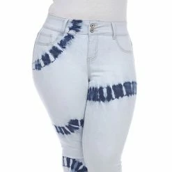Plus Size White Mark Tie-Dye Skinny Jeans -White Mark Sales unnamed file 1957