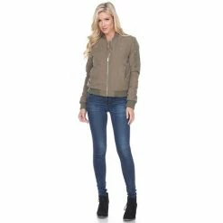 Women's White Mark Bomber Jacket Navy -White Mark Sales unnamed file 1977