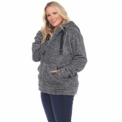 Plus Size White Mark Sherpa Jacket -White Mark Sales unnamed file 1981