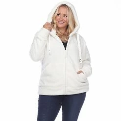 Plus Size White Mark Sherpa Jacket -White Mark Sales unnamed file 1984