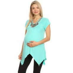 Maternity White Mark Embellished Tunic Top Mint 21 Maternity White Mark Embellished Tunic Top Mint -White Mark Sales unnamed file 2013