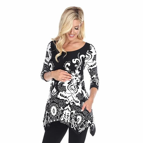 Maternity White Mark Paisley Print Tunic Top Pink 12 Maternity White Mark Paisley Print Tunic Top Pink - Image 10