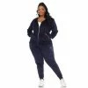 Plus Size White Mark Rhinestone 2-Piece Velour Tracksuit Set Black 2 Plus Size White Mark Rhinestone 2-Piece Velour Tracksuit Set Black -White Mark Sales unnamed file 220