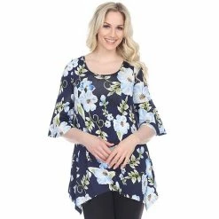 Women's White Mark Blanche Tunic Red -White Mark Sales unnamed file 426