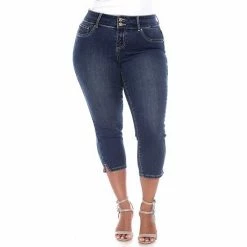 Plus Size White Mark Capri Jeans -White Mark Sales unnamed file 451