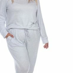 Plus Size White Mark 2-Piece Lounge Set Gray Tie Dye -White Mark Sales unnamed file 457