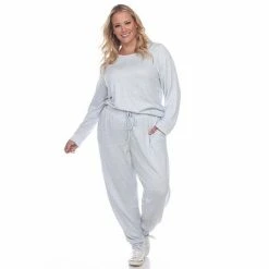 Plus Size White Mark 2-Piece Lounge Set Gray Tie Dye -White Mark Sales unnamed file 464