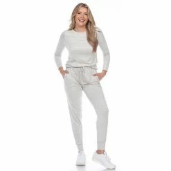 Women's White Mark 2-Piece Top & Bottoms Pajama Set Grey Tie Dye -White Mark Sales unnamed file 475