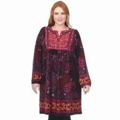 Plus Size White Mark Embroidered Sweater Dress Purple 16 Plus Size White Mark Embroidered Sweater Dress Purple -White Mark Sales unnamed file 564