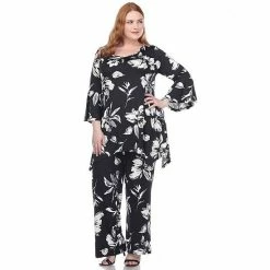 Plus Size White Mark Floral Bell Sleeve Tunic And Pant Set Red 17 Plus Size White Mark Floral Bell Sleeve Tunic And Pant Set Red -White Mark Sales unnamed file 605