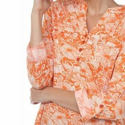 Women's White Mark Pleated Floral Print Blouse Mint -White Mark Sales unnamed file 649