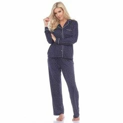 Women's White Mark 2-Piece Top & Bottoms Pajama Set Pink -White Mark Sales unnamed file 696