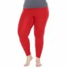 Plus Size White Mark Solid Leggings -White Mark Sales unnamed file 715