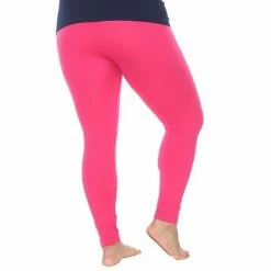 Plus Size White Mark Solid Leggings -White Mark Sales unnamed file 719