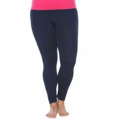 Plus Size White Mark Solid Leggings -White Mark Sales unnamed file 724