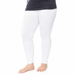Plus Size White Mark Solid Leggings -White Mark Sales unnamed file 726