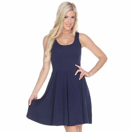 Women's White Mark Fit & Flare Mini Dress Black 16 Women's White Mark Fit & Flare Mini Dress Black - Image 14