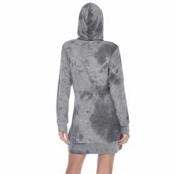 Women's White Mark Tie-Dye Hoodie Sweatshirt Dress Pink -White Mark Sales unnamed file 786