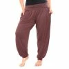 Plus Size White Mark Harem Pants Brown -White Mark Sales unnamed file 896