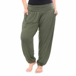 Plus Size White Mark Harem Pants Brown -White Mark Sales unnamed file 907