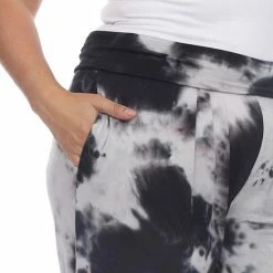 Plus Size White Mark Tie-Dye Harem Pants Red -White Mark Sales unnamed file 912
