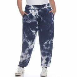 Plus Size White Mark Tie-Dye Harem Pants Red -White Mark Sales unnamed file 916